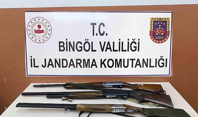 Bingöl'de Jandarmadan Silah Operasyonu: 6 Tüfek Ele Geçirildi