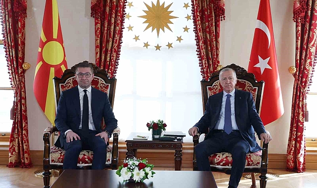 Cumhurbaşkanı Erdoğan: "Kuzey Makedonya ile ticaret hacmimizi iki katına çıkarmak için çalışmalarımızı sürdürüyoruz"