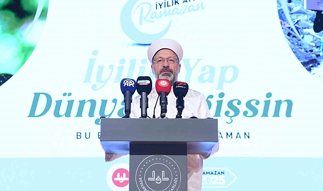 Diyanet İşleri Başkanı Erbaş, Ramazan ayının temasını duyurdu: "İyilik Ayı Ramazan"