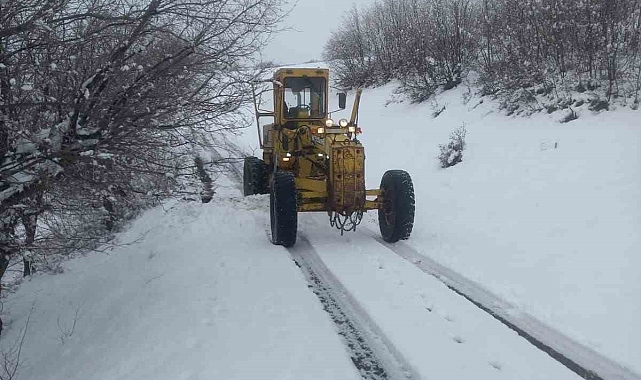 Elazığ'da Kar Yağışı Hayatı Olumsuz Etkiledi: 54 Köy Yolu Ulaşıma Kapandı