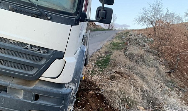 Freni boşalan mikser son anda durdu