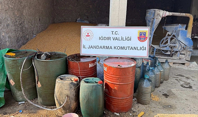 Iğdır'da Akaryakıt Kaçakçılığı Operasyonu: 3200 Litre Kaçak Akaryakıt Ele Geçirildi
