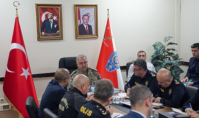 Iğdır Emniyet Müdürlüğü'nde Genel Değerlendirme Toplantısı