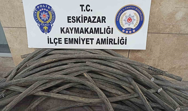 Karabük'te Kablo Hırsızlığı: 4 Şüpheli Tutuklandı