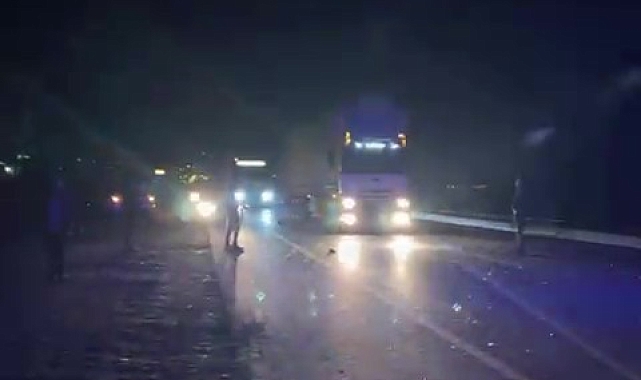 Karşıya geçerken çarpılan yayanın üzerinden araçlar geçti