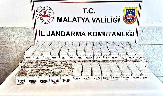 Malatya'da kaçak makaron operasyonu