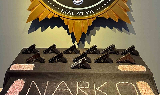 Malatya'da Yasa Dışı Silah ve Uyuşturucu Operasyonu: 4 Gözaltı