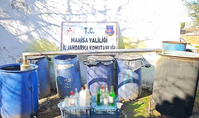 Manisa'da Bir Ton Sahte İçki Ele Geçirildi
