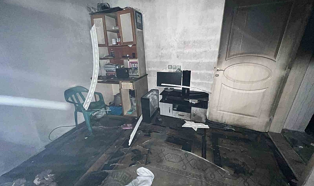 Mardin'de ev yangınında 1 kişi yaralandı