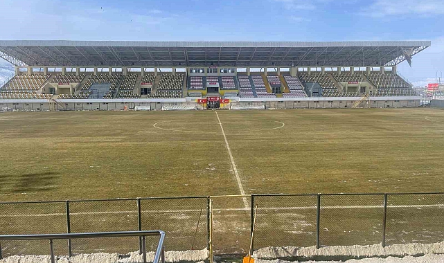 Muş Şehir Stadyumu, Muşspor-Bursaspor Maçı Öncesinde Hazır Hale Getirildi