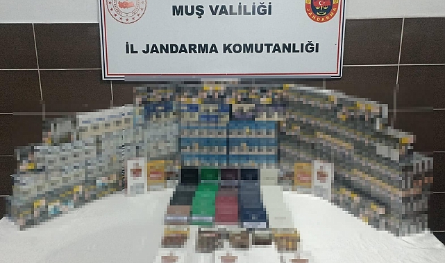 Muş'ta Kaçak Sigara ve Puro Operasyonu: 5 Gözaltı