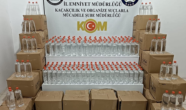 Samsun'da Kamyonette 1 Ton Etil Alkol Ele Geçirildi