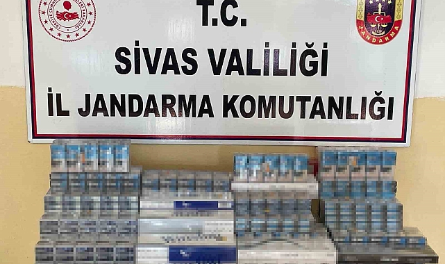 Sivas'ta Jandarmadan Kaçak Sigara Operasyonu: Bir Ayda 2 Bin 510 Paket Ele Geçirildi