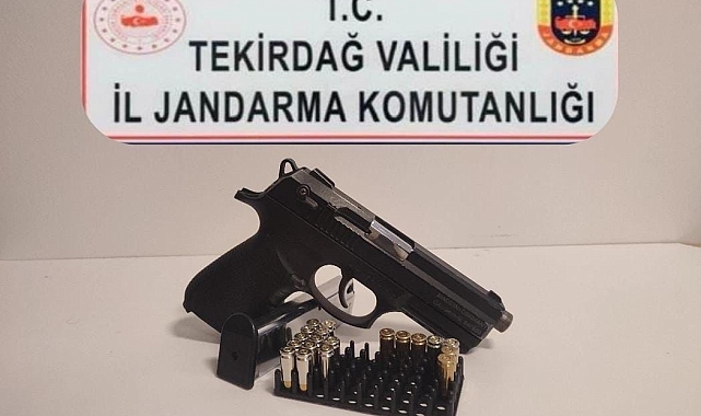 Tekirdağ'da silahlı gaspçılara şafak operasyonu: 2 şüpheli yakalandı