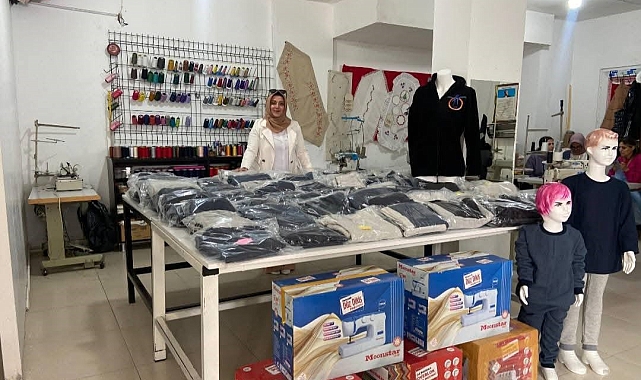Hatay'da Depremzede Çocuklara Umut Işığı: Tekstil Ürünleri Üretildi
