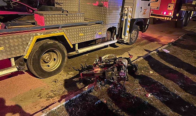 Kahramanmaraş'ta Bina Girişinde Motosiklet Yangını: Kullanılamaz Hale Geldi