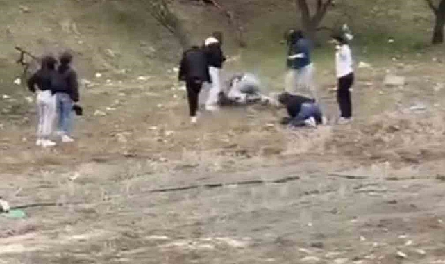 Elazığ'da Genç Kızların Tekme Tokat Kavgası Kamerada