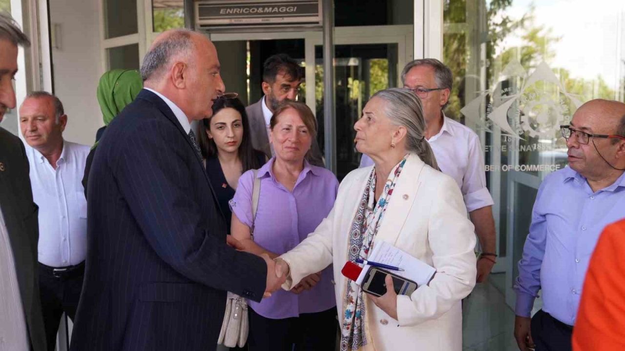 CHP Heyetinden Erzurum Ticaret ve Sanayi Odası'na Ziyaret