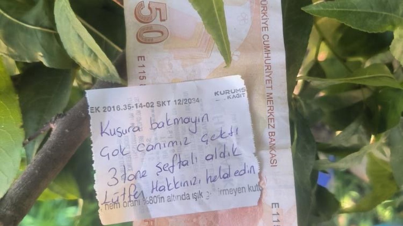 İznik'te "İnsanlık Ölmemiş" Dedirten Not