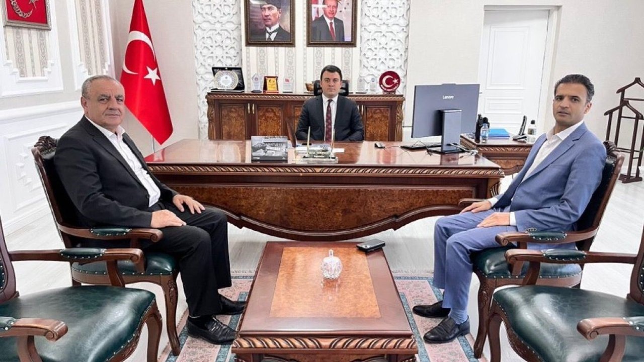 Ağrı'daki Kurum Müdürlerinden Patnos Kaymakamı Dertlioğlu'na Ziyaret