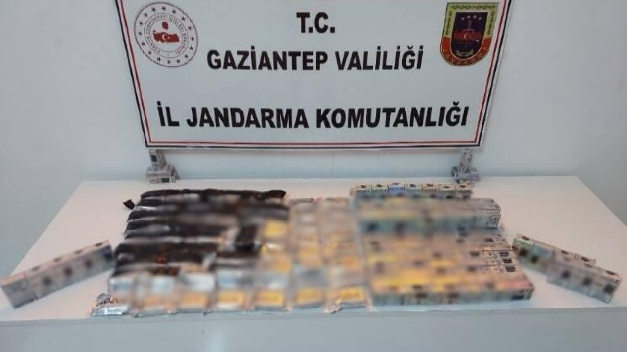 Gaziantep'te Kaçak Sigara ve Tütün Operasyonu: 7 Gözaltı