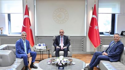 Milletvekili Alagöz ve Rektör Gürel'den Bakan Uraloğlu’na Ziyaret