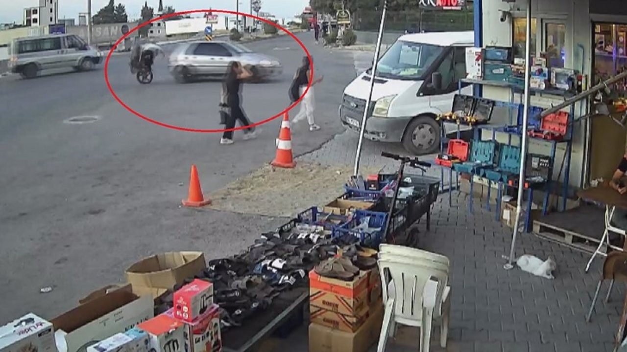 Hatay’da Kaza: Motosiklet Otomobile Ok Gibi Saplandı