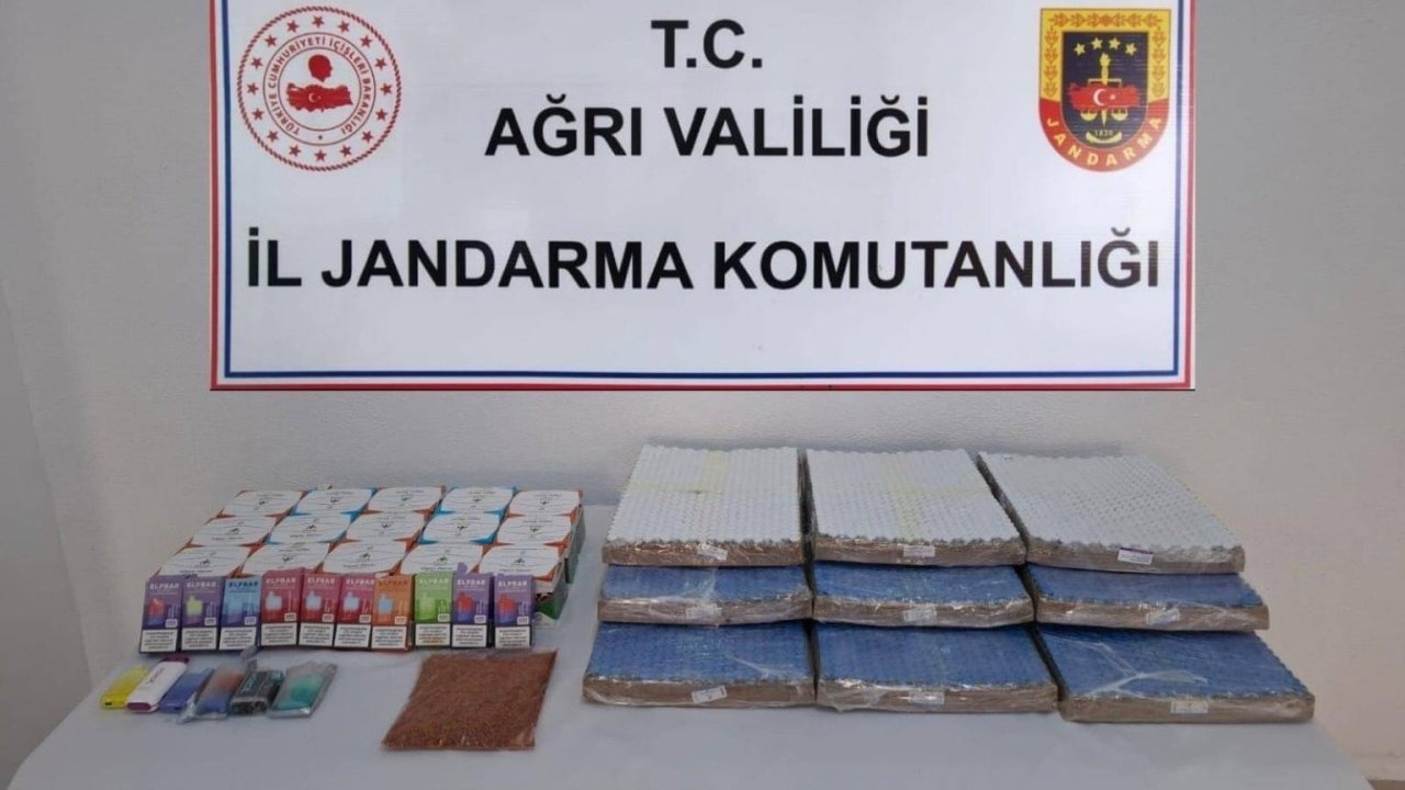 Ağrı'da Kaçak İlaç ve Elektronik Sigara Operasyonu