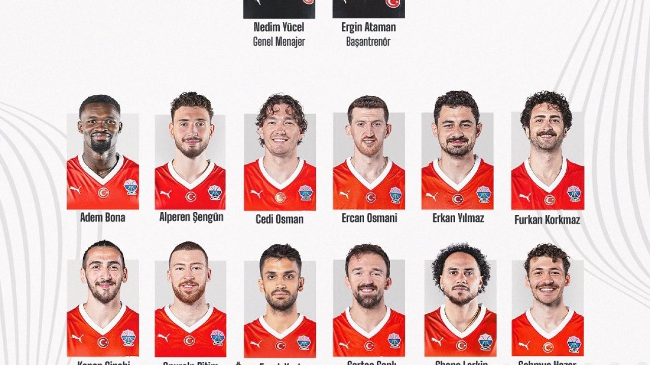 A Milli Erkek Basketbol Takımı'nın EuroBasket 2025 Kadrosu Belli Oldu