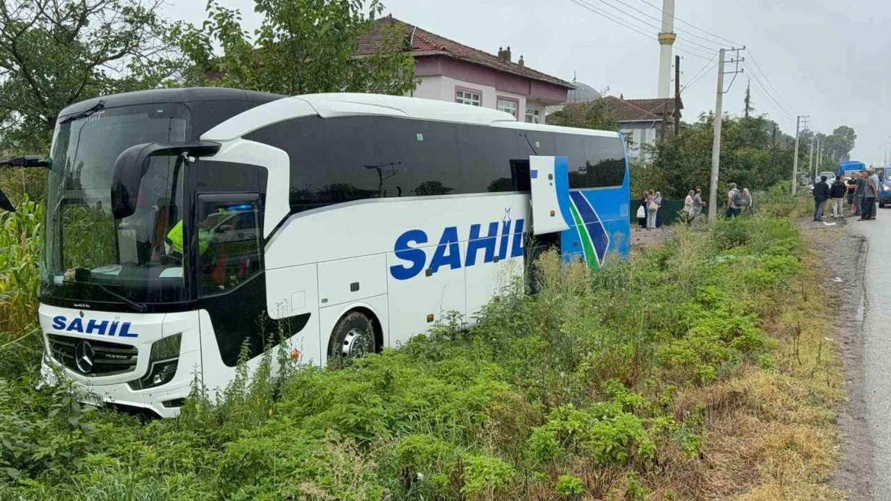 Samsun'da Yolcu Otobüsü Kazası: Yaralılar Var
