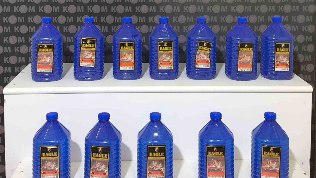 Kırıkkale'de Sahte Alkol Operasyonu: 60 Litre Etil Alkol Ele Geçirildi