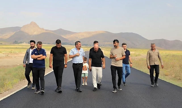 Doğubayazıt'ta 16 Milyon 980 Bin TL'lik Yol Yatırımı Tamamlanmak Üzere
