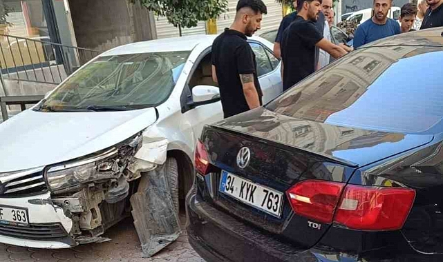 Kızıltepe'de Zincirleme Kaza: Maddi Hasar Oluştu