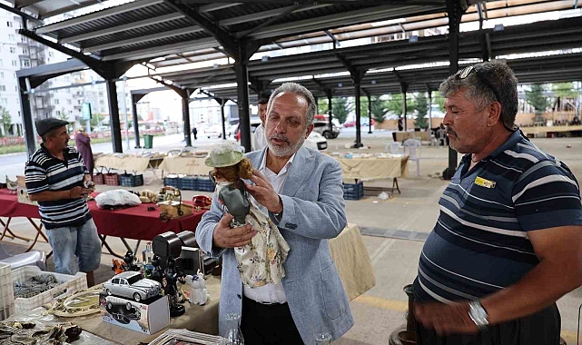 Talas'ta Antika Pazarı'na Yoğun İlgi
