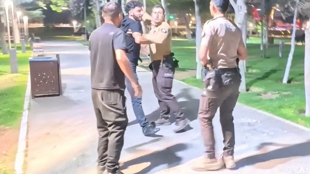 Aksaray'da Alkol Alan Gençler, Bekçi ve Polislere Zor Anlar Yaşattı