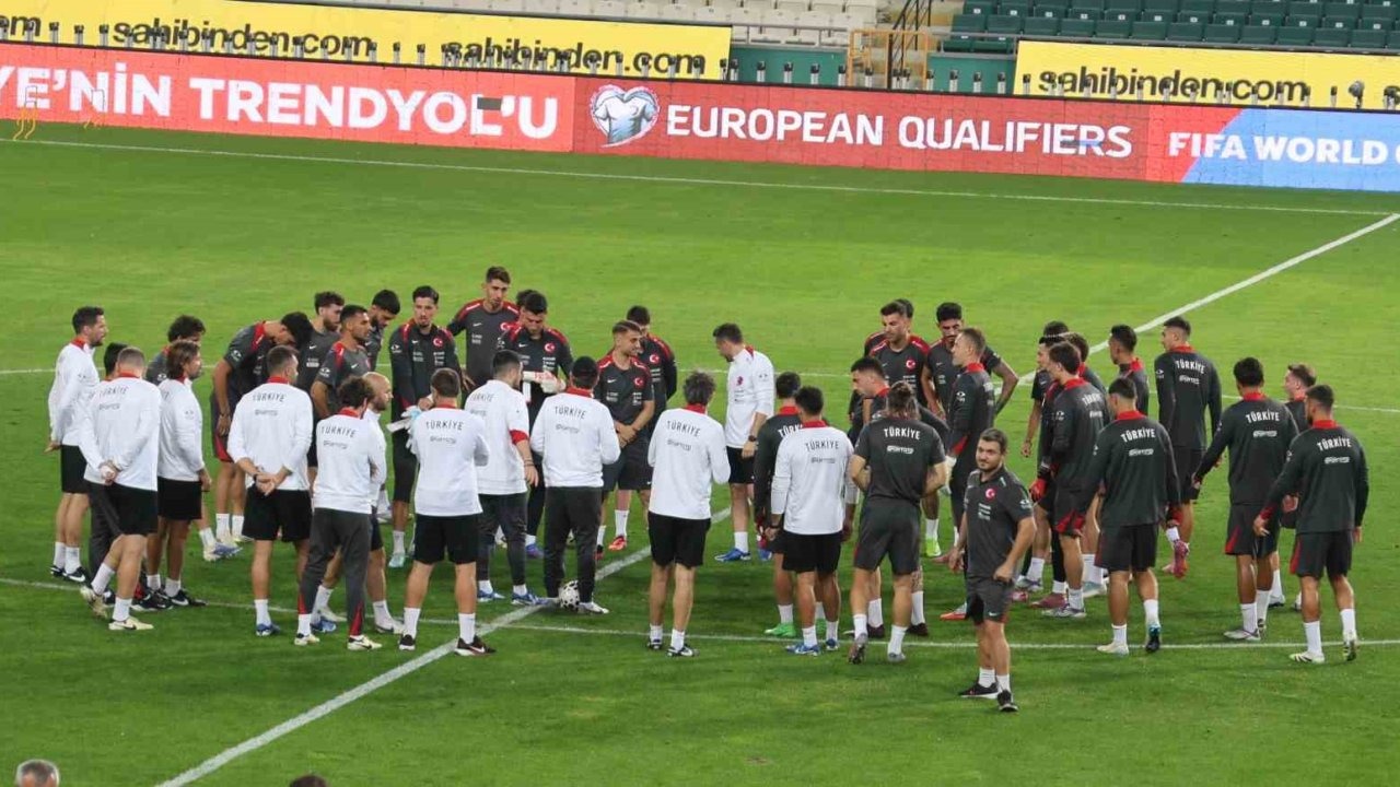 A Milli Takım İspanya Maçına Hazır