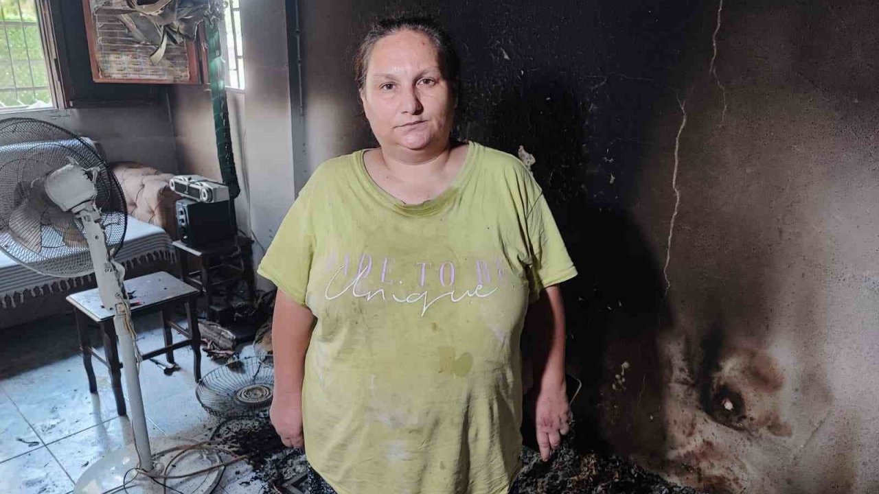 Evi Yanan Anne-Kız Oto Yıkamacıda Yaşamaya Başladı