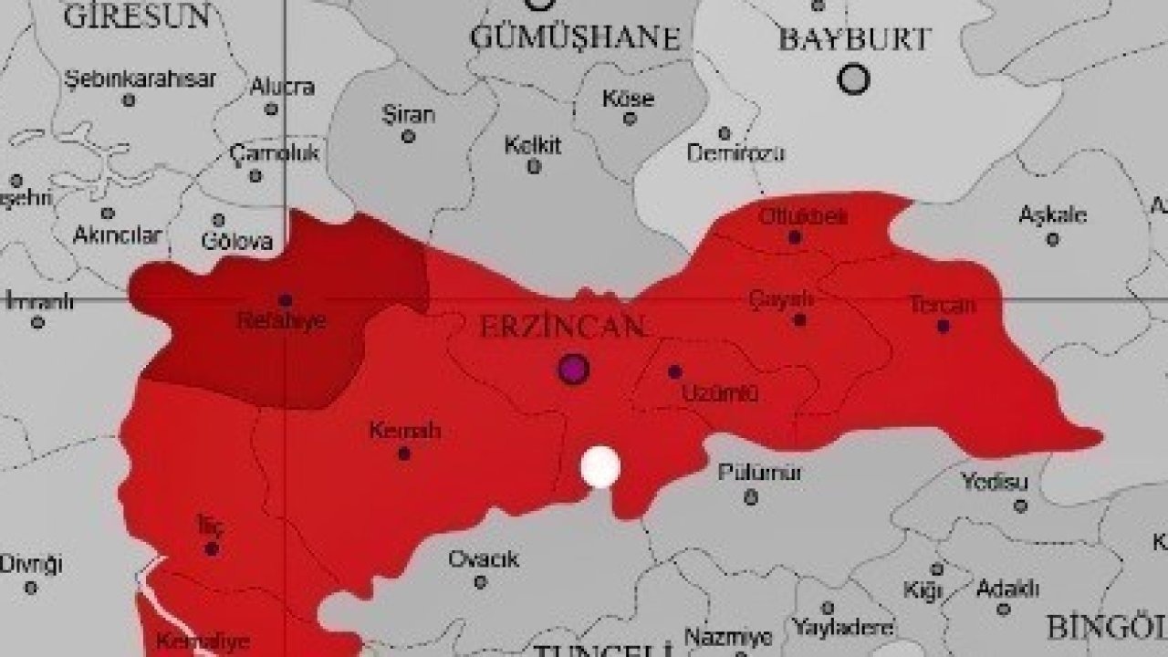 Erzincan Refahiye'de 2.7 Büyüklüğünde Deprem
