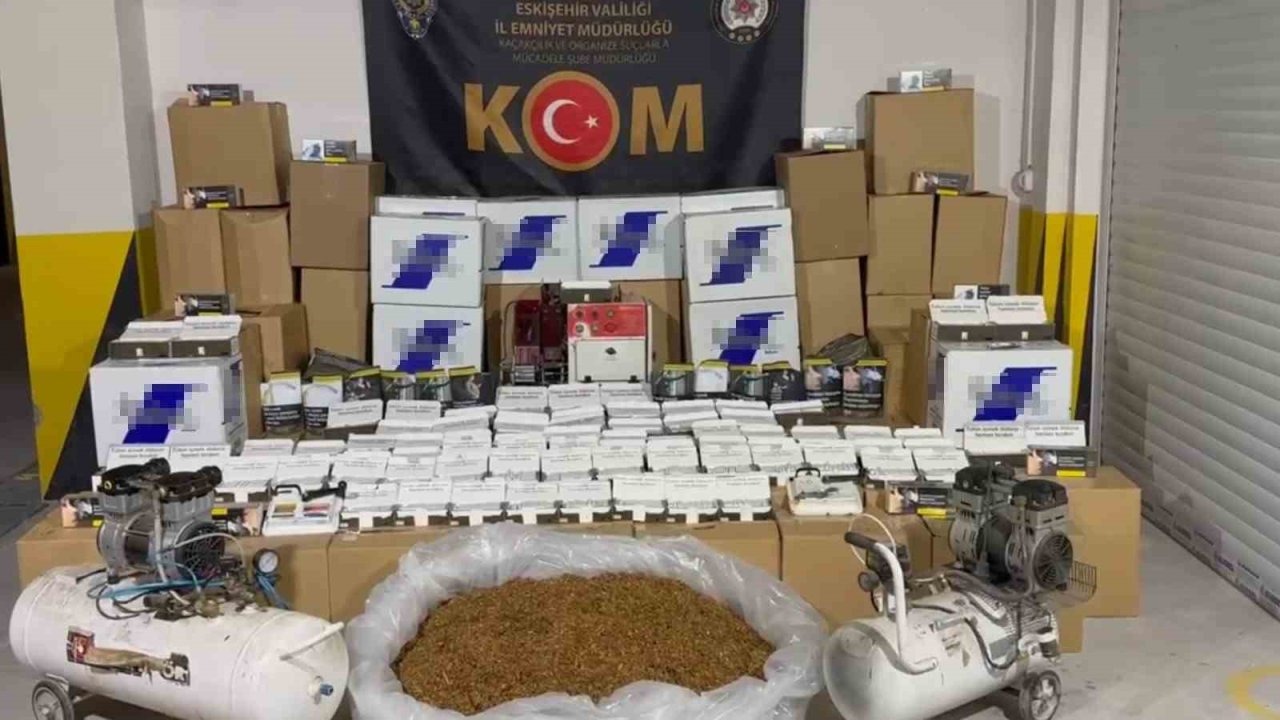 Eskişehir'de 315 Kilogram Kaçak Tütün Ele Geçirildi