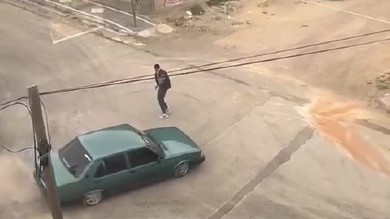 Merzifon'da Drift Yapan Sürücüye 46 Bin TL Ceza