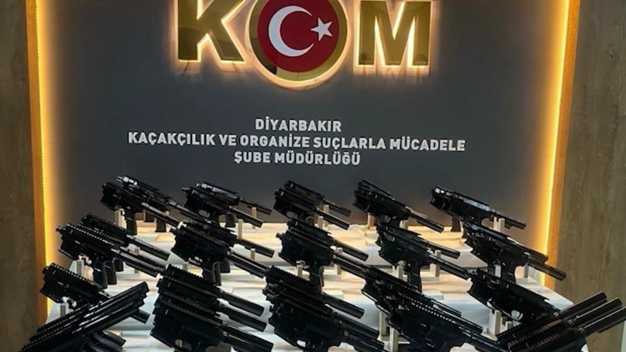 Diyarbakır’da kaçakçılık operasyonlarında çok sayıda silah ve aparatı ele geçirildi: 6 tutuklama