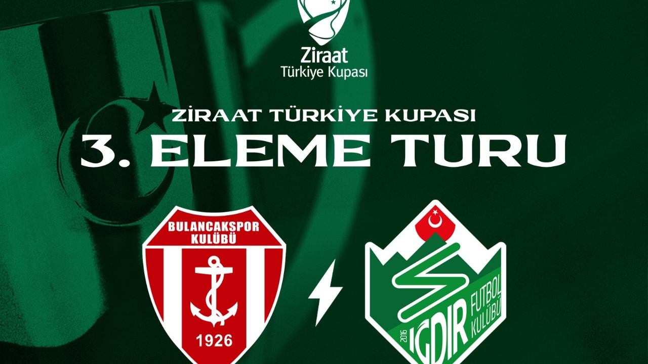 Iğdır FK'nın Ziraat Türkiye Kupası'ndaki Rakibi Belli Oldu