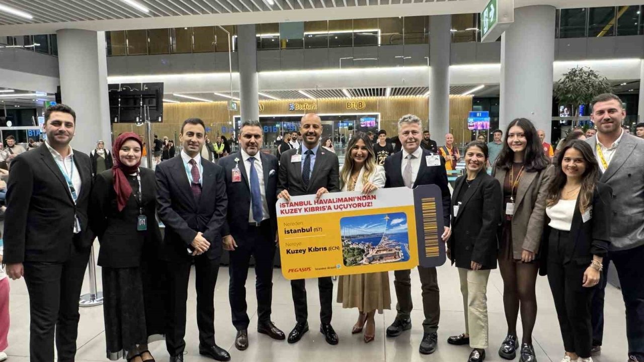 Pegasus'tan Yeni Hat: İGA İstanbul Havalimanı'ndan KKTC Ercan'a İlk Uçuş