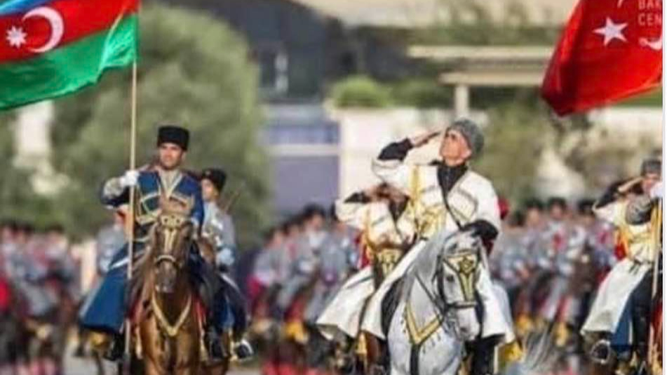 KURTULUŞ SAVAŞINDA ANADOLU’DAKİ KARDEŞLERİNE YARDIMA GELEN 1200 KİŞİLİK AZERBAYCAN SUVARİ ALAYI