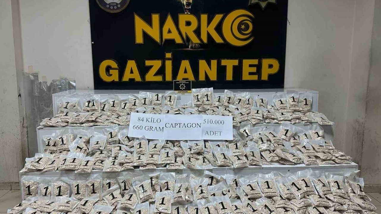 510 bin adet uyuşturucu hap ele geçirildi: 1 şahıs tutuklandı