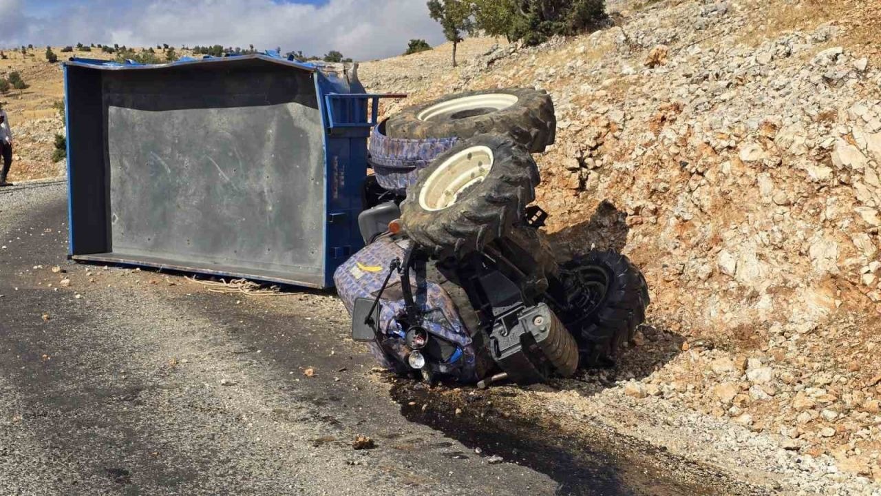 Adıyaman Gölbaşı’nda Traktör Devrildi: 2 Kişi Yaralandı
