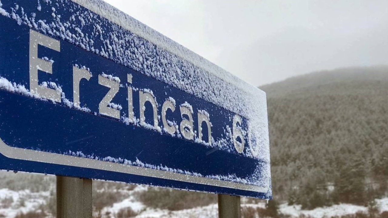 Erzincan'da Soğuk Hava ve Yağış Etkili Oluyor: Yüksek Kesimlere Kar Uyarısı