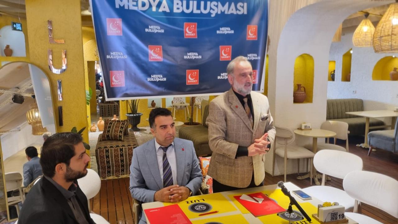 Saadet Partisi Iğdır İl Başkanlığı'ndan Basın Mensuplarına Kahvaltı Programı