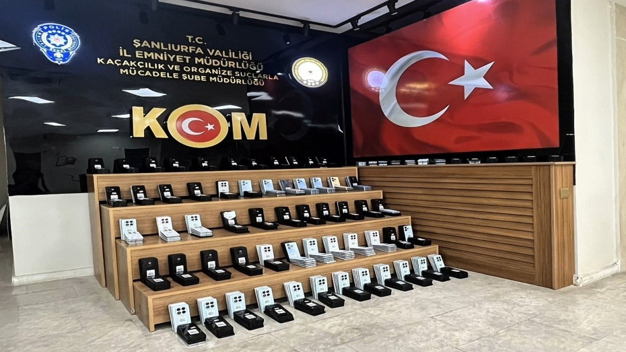 Şanlıurfa’da 9.6 Milyon TL Değerinde Kaçak Cep Telefonu Ele Geçirildi: 1 Tutuklama