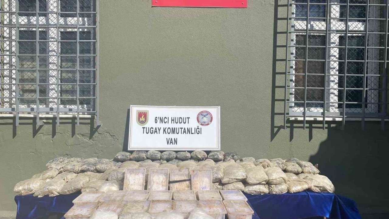 Van Sınır Hattında Dev Operasyon: 91 Kilo 558 Gram Uyuşturucu Madde Ele Geçirildi